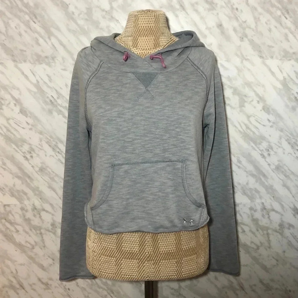 Under Armour Tops - Under  Armour crop Hoodie Grey Size XS